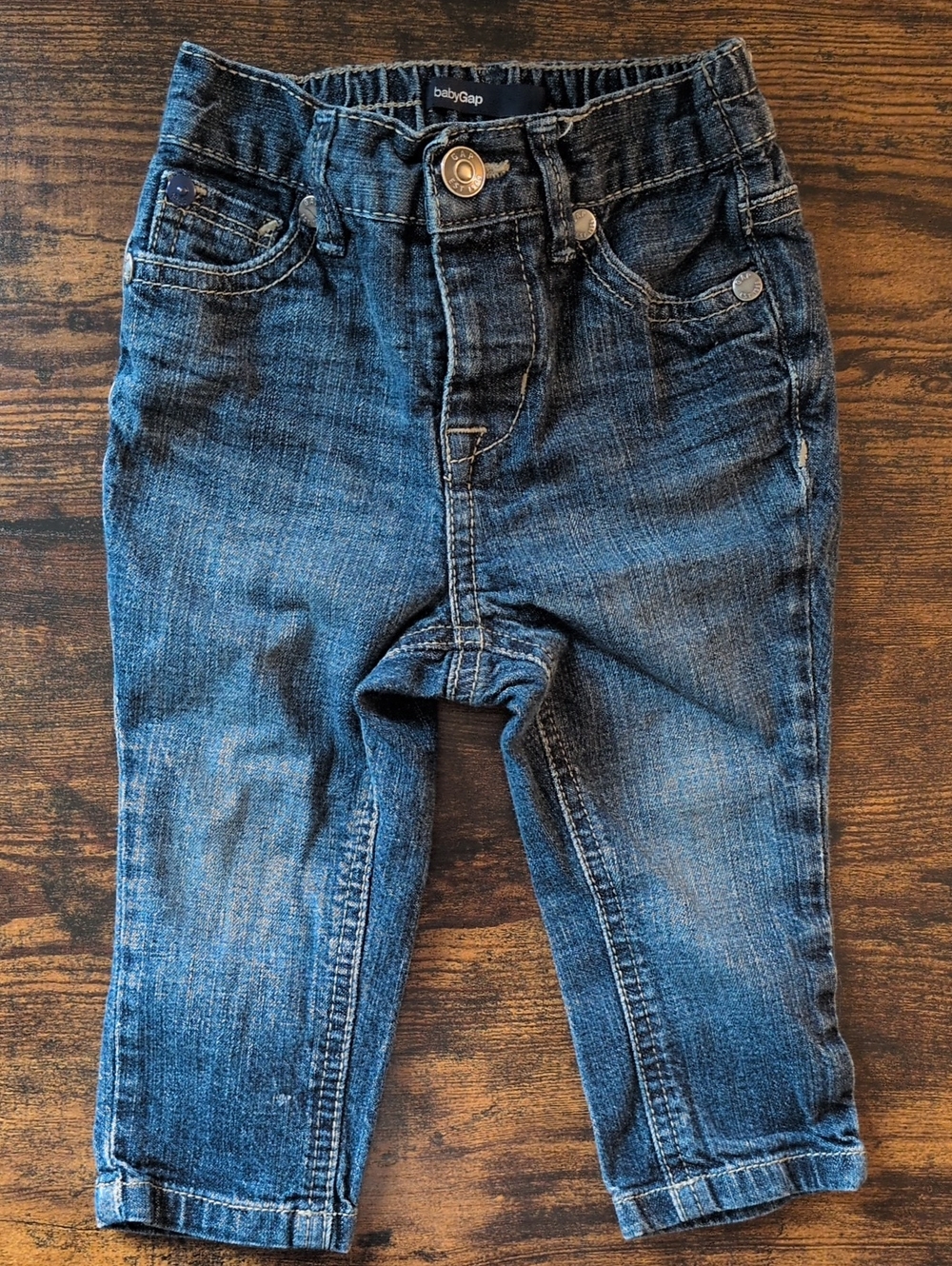 5/$25 GAP Dark Blue Denim Jeans 12-18M
